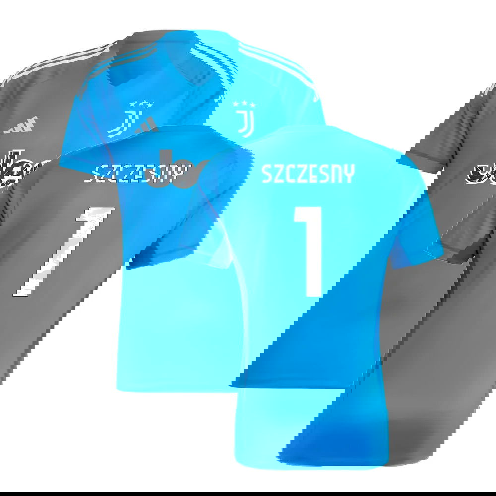 2023-2024 Juventus Home Goalkeeper Shirt (Blue) (Szczesny 1) 2023-2024 Juventus Home Goalkeeper Shirt (Blue) (Szczesny 1)