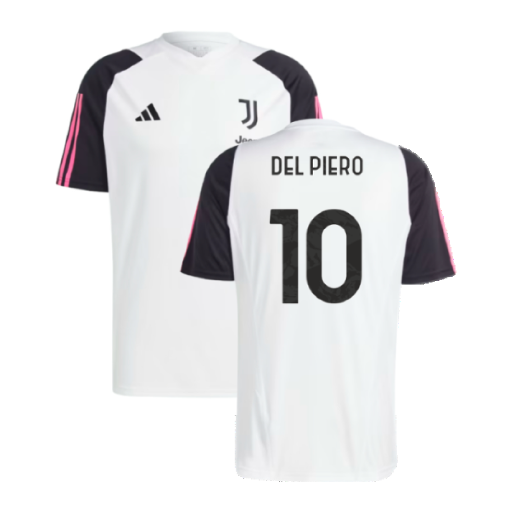 2023-2024 Juventus Training Shirt (White) (DEL PIERO 10) 2023-2024 Juventus Training Shirt (White) (DEL PIERO 10)