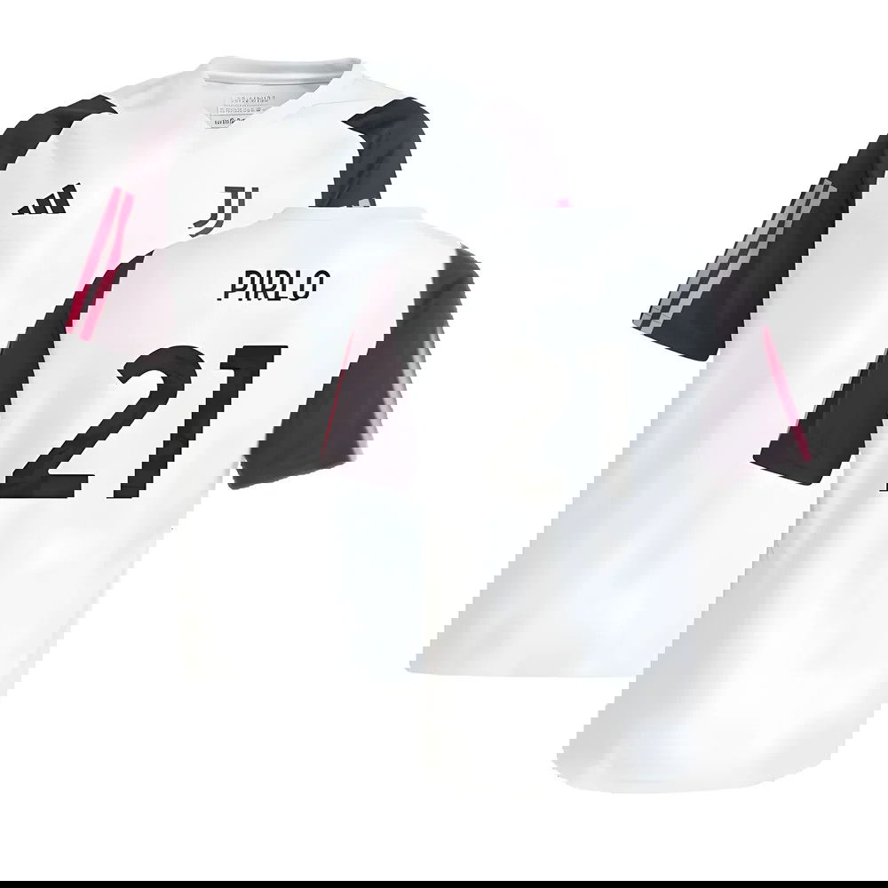 2023-2024 Juventus Training Shirt (White) - Kids (PIRLO 21) 2023-2024 Juventus Training Shirt (White) - Kids (PIRLO 21)