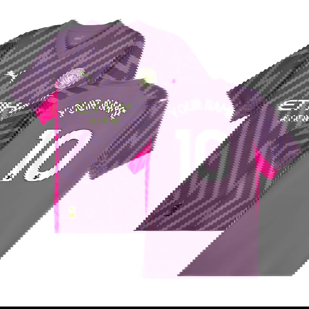2023-2024 Man City Goalkeeper Shirt (Purple Charcoal) (Your Name) 2023-2024 Man City Goalkeeper Shirt (Purple Charcoal) (Your Name)