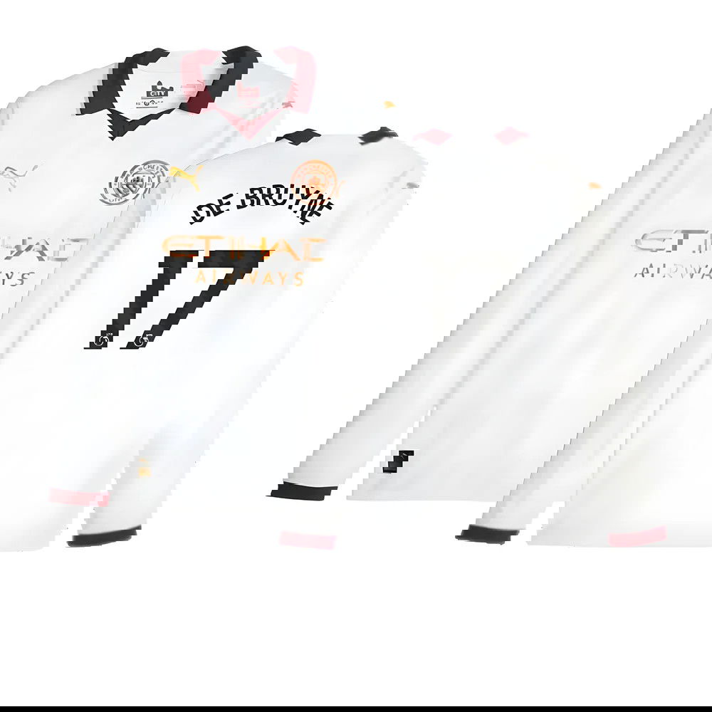 2023-2024 Man City Long Sleeve Away Shirt (DE BRUYNE 17) 2023-2024 Man City Long Sleeve Away Shirt (DE BRUYNE 17)