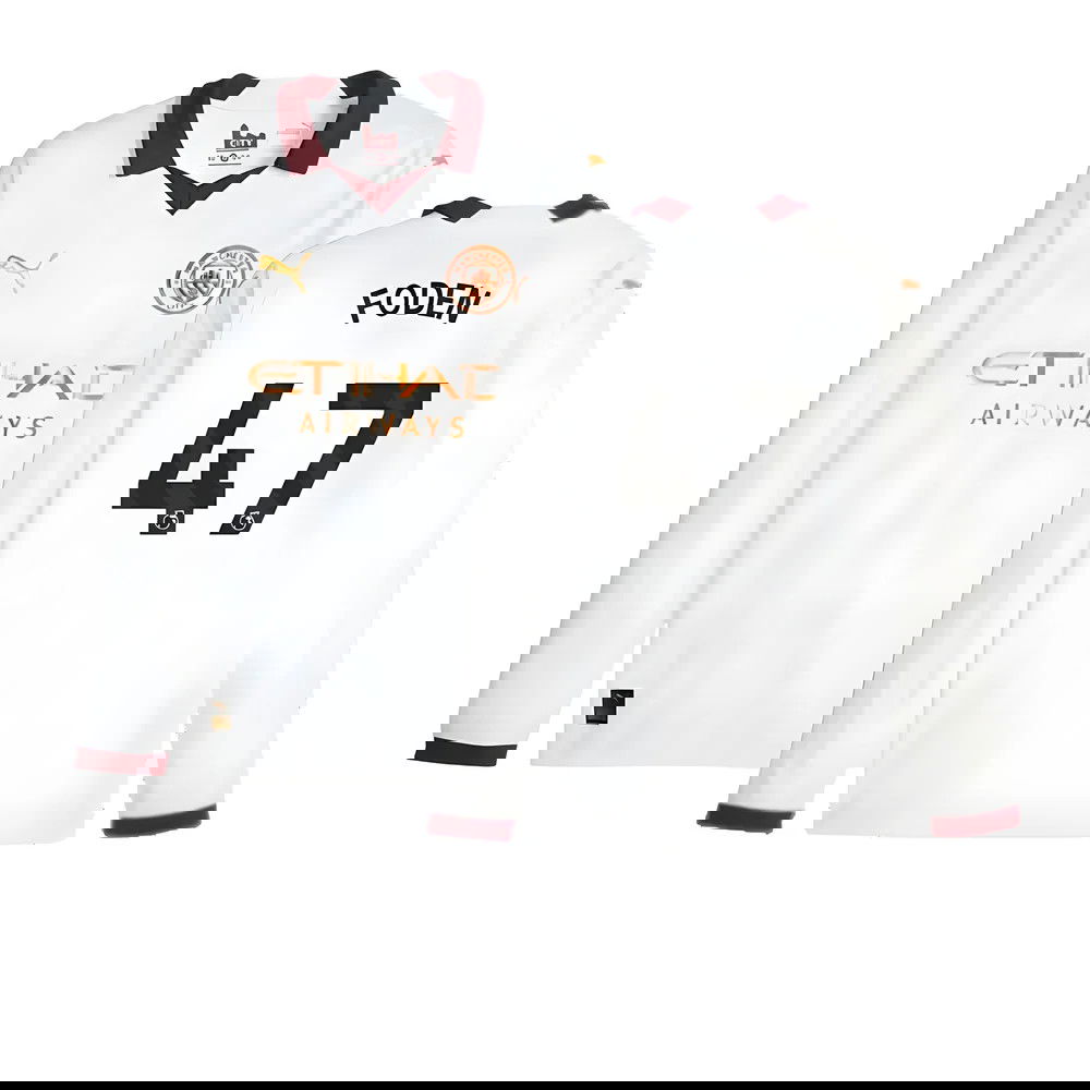 2023-2024 Man City Long Sleeve Away Shirt (FODEN 47) 2023-2024 Man City Long Sleeve Away Shirt (FODEN 47)