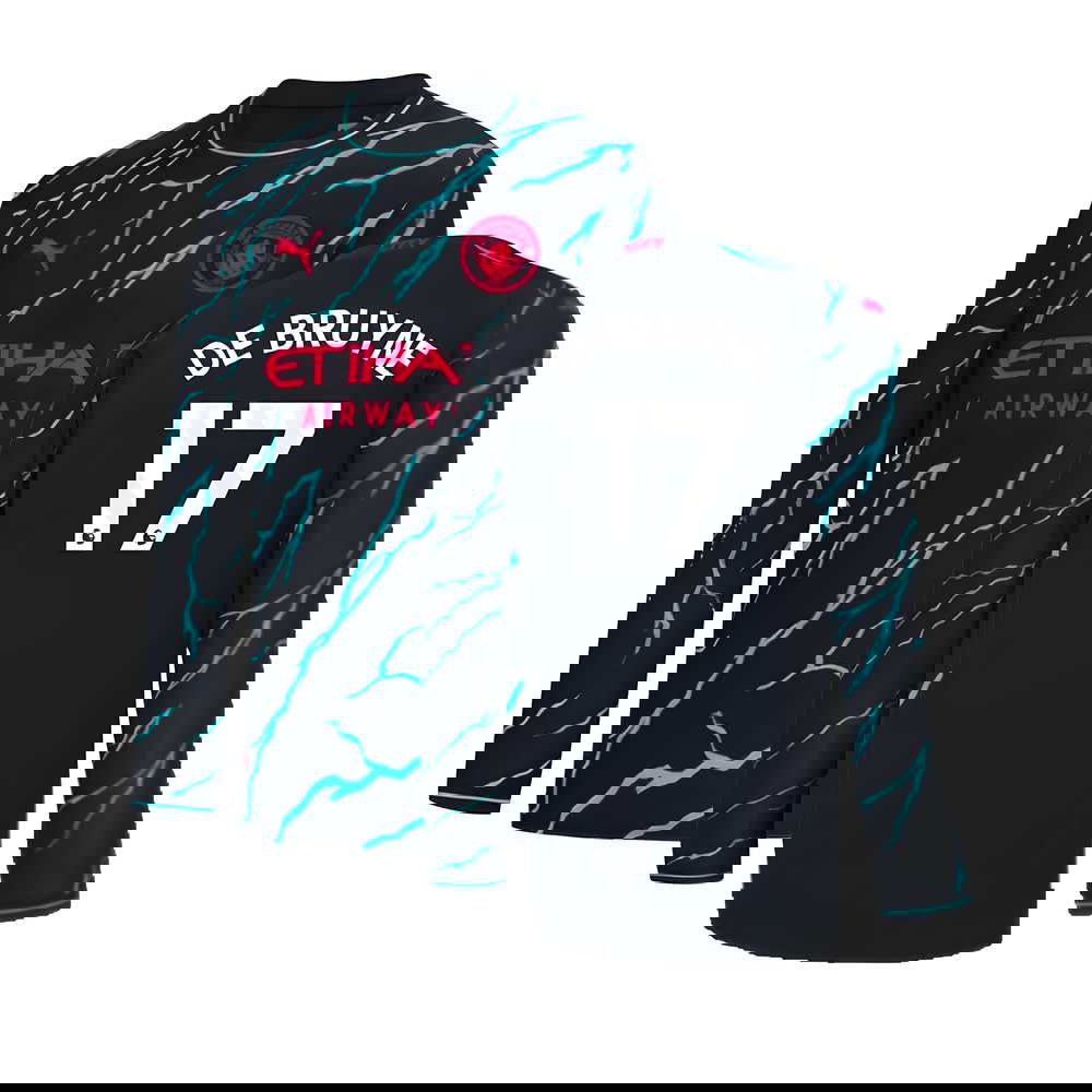 2023-2024 Man City Long Sleeve Third Shirt (DE BRUYNE 17) 2023-2024 Man City Long Sleeve Third Shirt (DE BRUYNE 17)