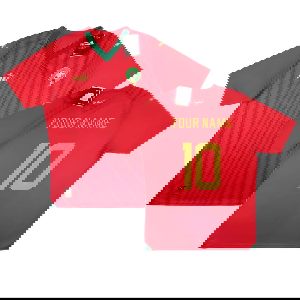 2023-2024 Morocco WWC Home Shirt (Your Name) 2023-2024 Morocco WWC Home Shirt (Your Name)