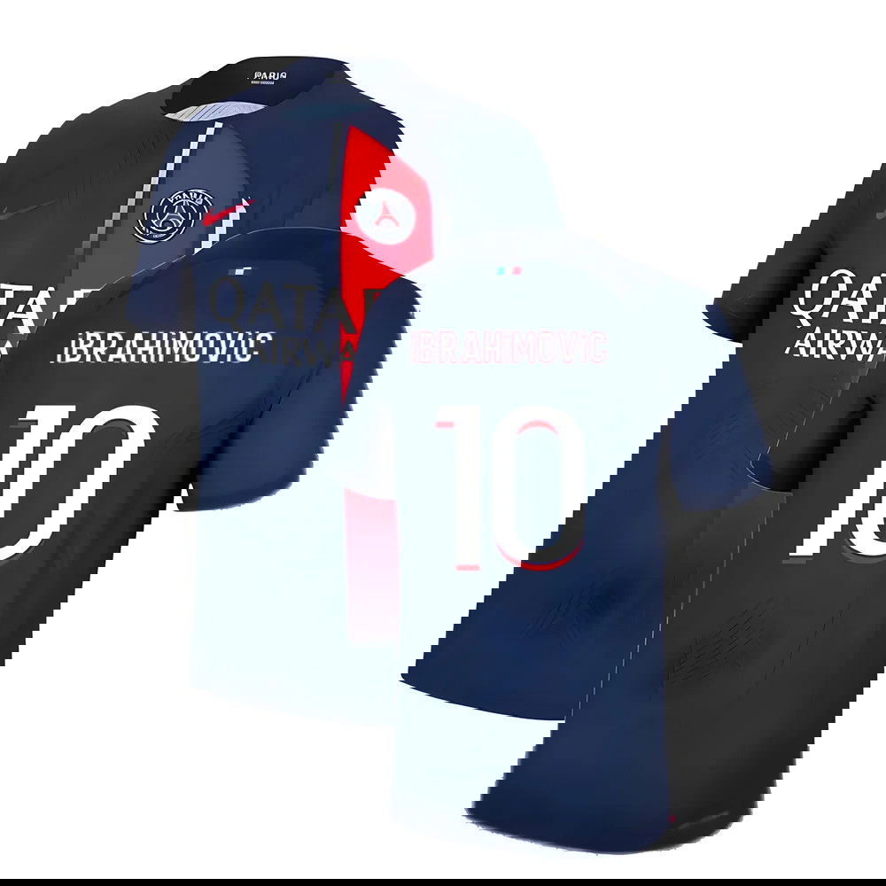 2023-2024 PSG Home Shirt (Ibrahimovic 10) 2023-2024 PSG Home Shirt (Ibrahimovic 10)