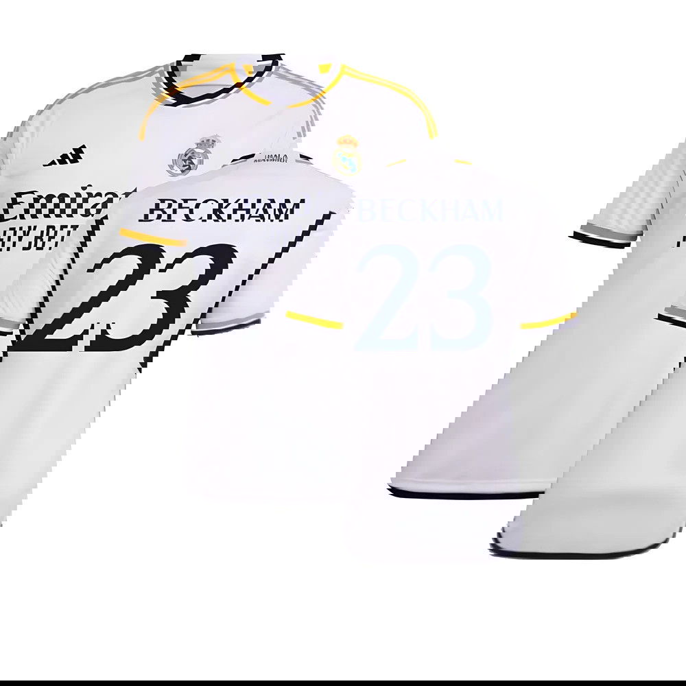 2023-2024 Real Madrid Home Shirt (Beckham 23) 2023-2024 Real Madrid Home Shirt (Beckham 23)