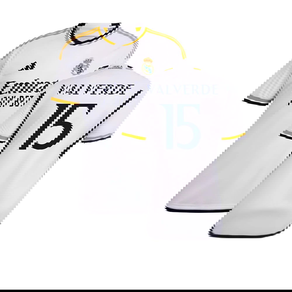 2023-2024 Real Madrid Home Shirt (Valverde 15) 2023-2024 Real Madrid Home Shirt (Valverde 15)