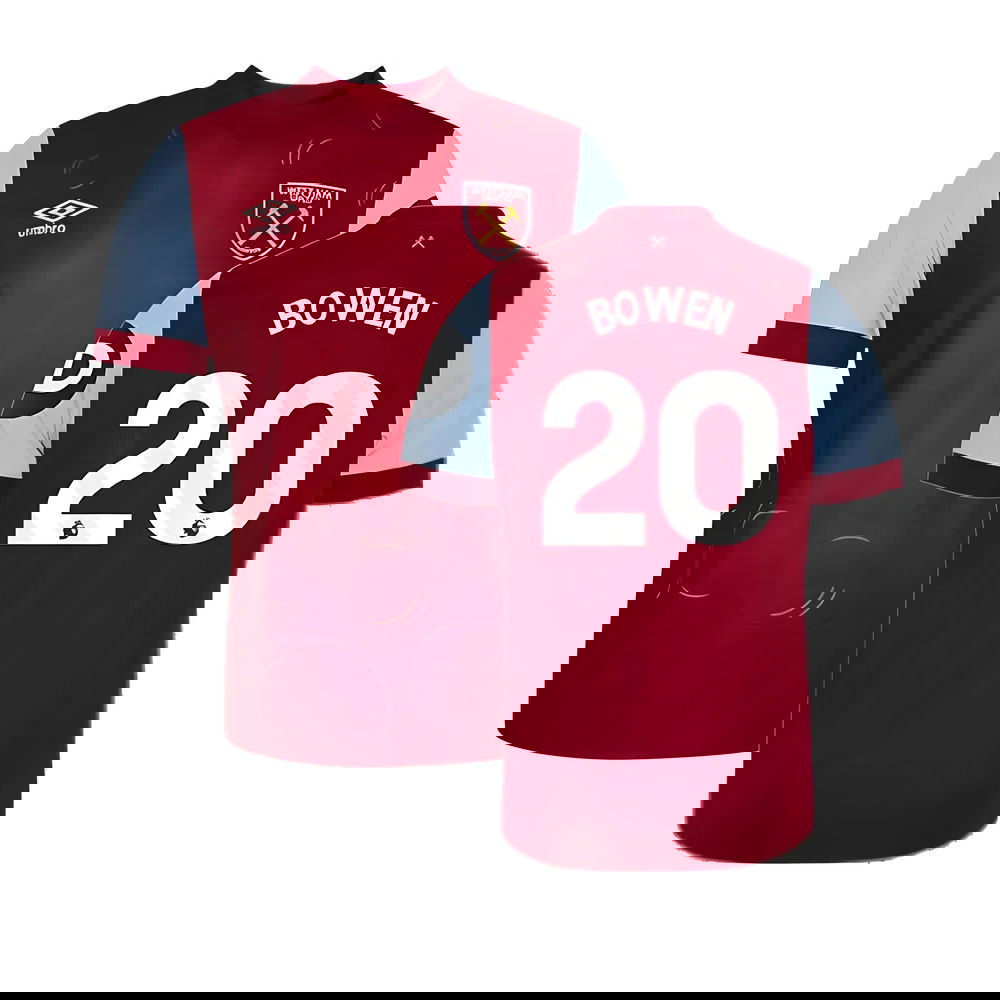 2023-2024 West Ham Home Shirt (Kids) (BOWEN 20) 2023-2024 West Ham Home Shirt (Kids) (BOWEN 20)