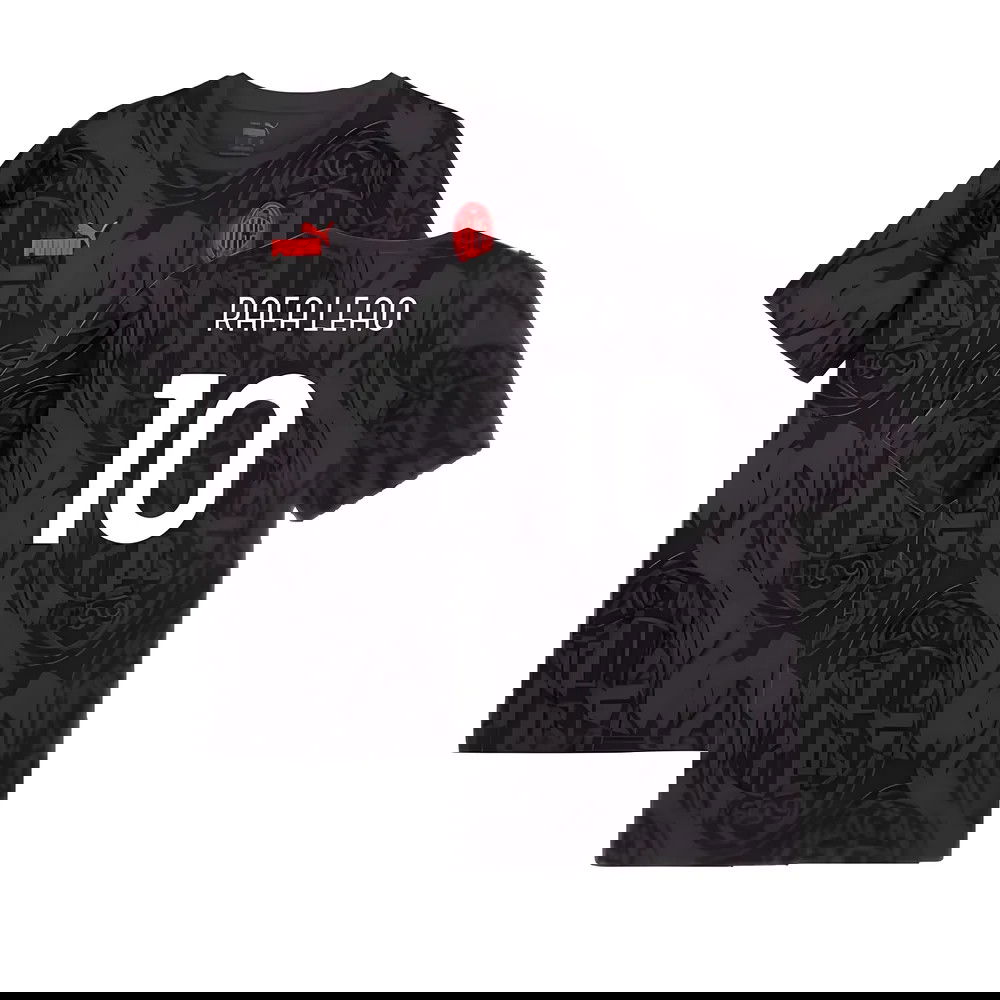 2024-2025 AC Milan ftblCulture Tee AOP (Black) (Rafa Leao 10) 2024-2025 AC Milan ftblCulture Tee AOP (Black) (Rafa Leao 10)