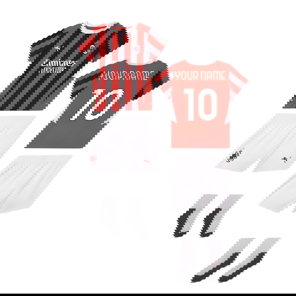 2024-2025 AC Milan Home Baby Kit (Your Name) 2024-2025 AC Milan Home Baby Kit (Your Name)
