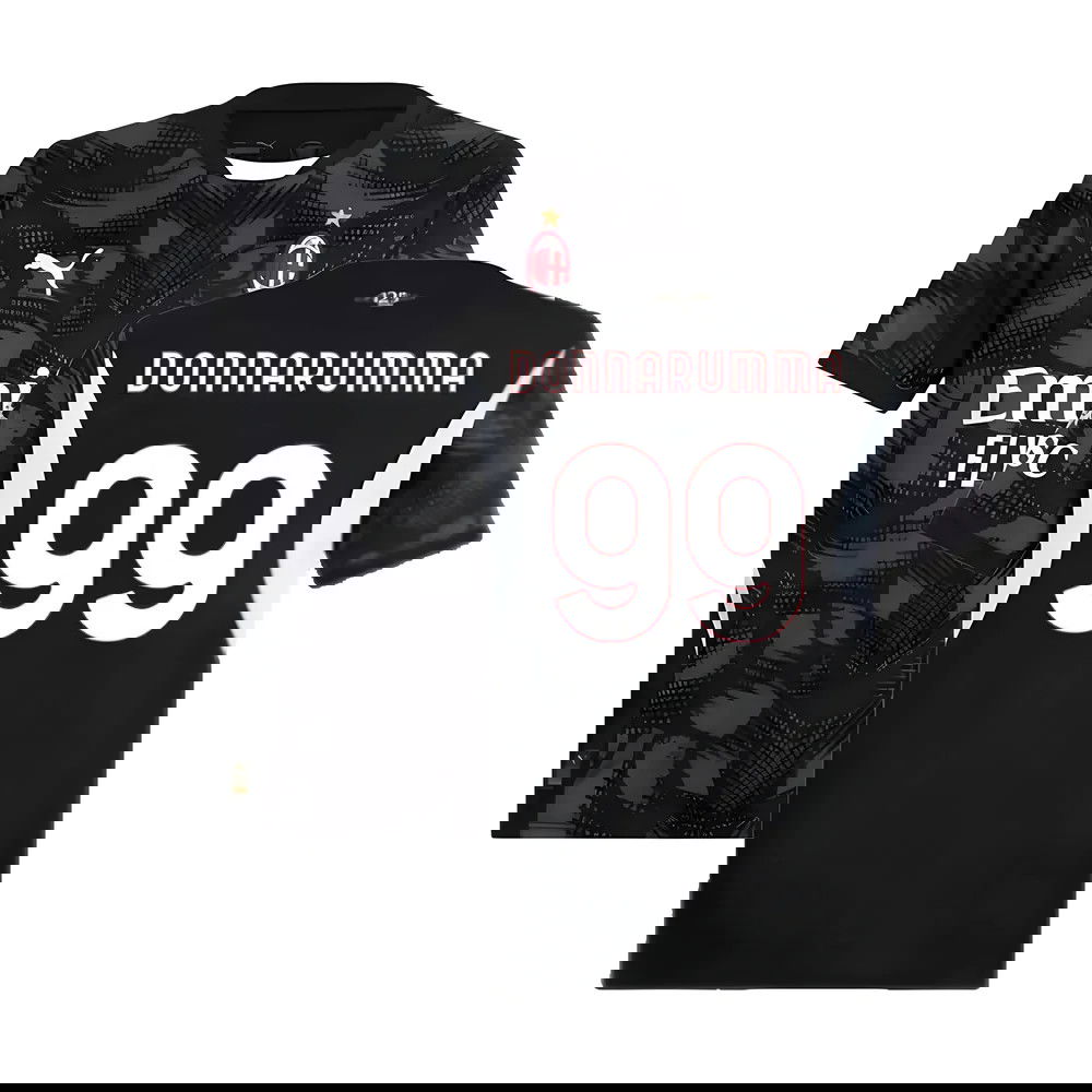 2024-2025 AC Milan Home Goalkeeper Shirt (Black) (DONNARUMMA 99) 2024-2025 AC Milan Home Goalkeeper Shirt (Black) (DONNARUMMA 99)