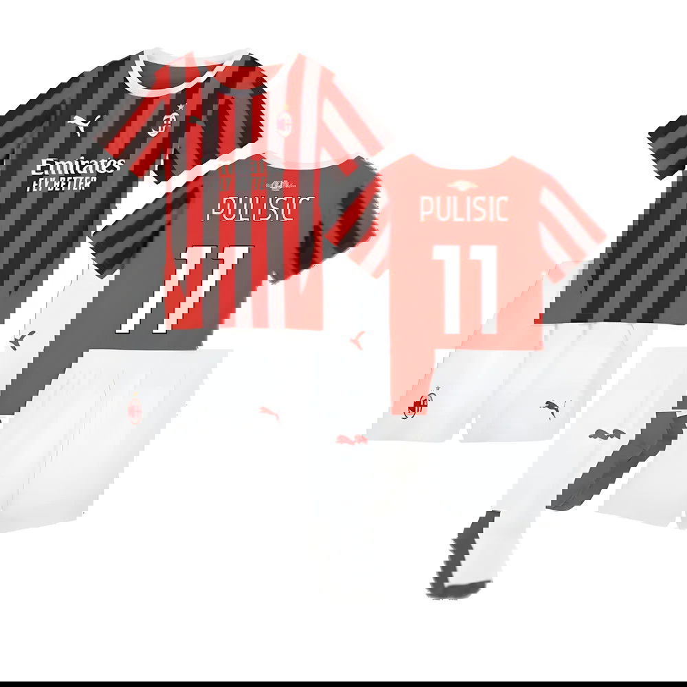 2024-2025 AC Milan Home Mini Kit (Pulisic 11) 2024-2025 AC Milan Home Mini Kit (Pulisic 11)