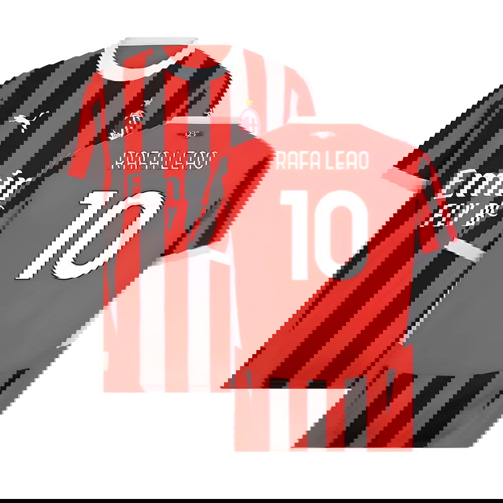 2024-2025 AC Milan Home Shirt (Rafa Leao 10) 2024-2025 AC Milan Home Shirt (Rafa Leao 10)
