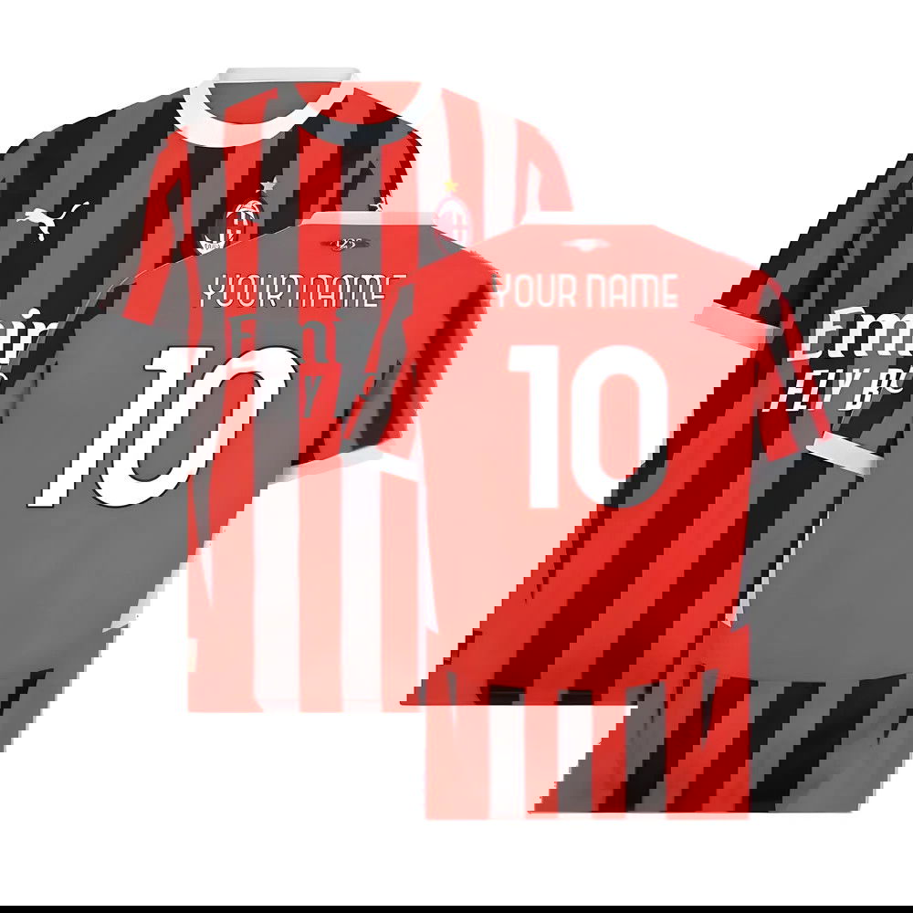 2024-2025 AC Milan Home Shirt (Your Name) 2024-2025 AC Milan Home Shirt (Your Name)