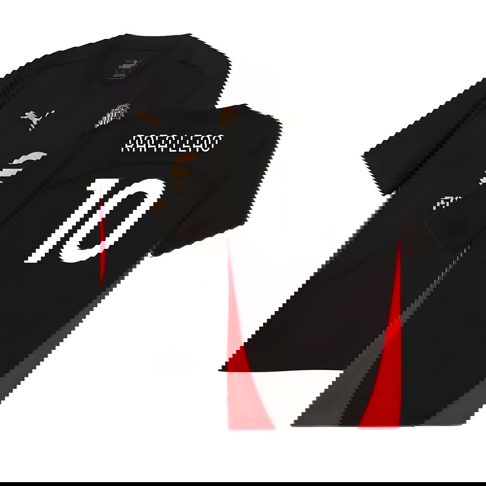 2024-2025 AC Milan Training Shirt (Black) (Rafa Leao 10) 2024-2025 AC Milan Training Shirt (Black) (Rafa Leao 10)