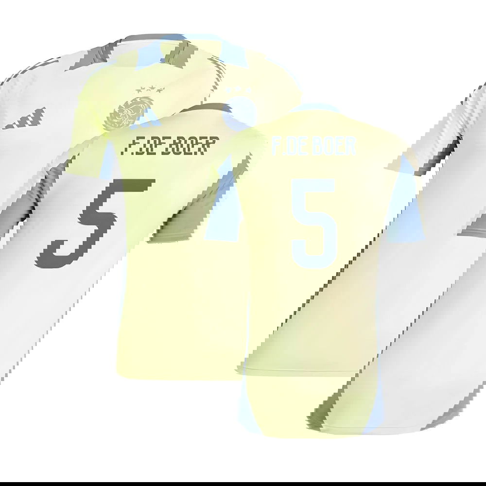 2024-2025 Ajax Training Jersey (Pulse Yellow) (F.De Boer 5) 2024-2025 Ajax Training Jersey (Pulse Yellow) (F.De Boer 5)