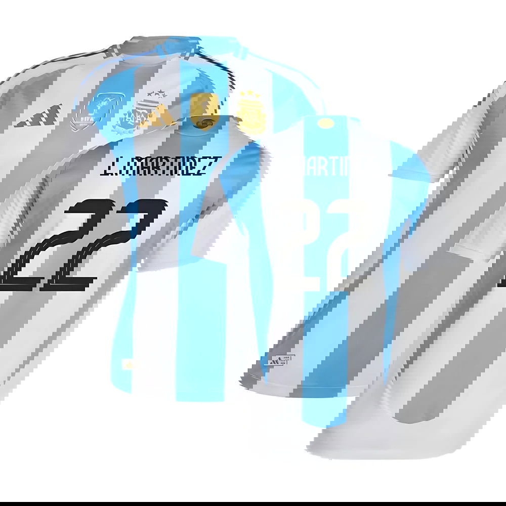 2024-2025 Argentina Authentic Home Shirt (L.MARTINEZ 22) 2024-2025 Argentina Authentic Home Shirt (L.MARTINEZ 22)