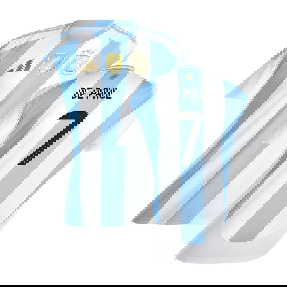 2024-2025 Argentina Home Shirt (DE PAUL 7) 2024-2025 Argentina Home Shirt (DE PAUL 7)