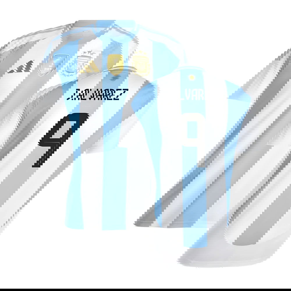 2024-2025 Argentina Home Shirt (J.ALVAREZ 9) 2024-2025 Argentina Home Shirt (J.ALVAREZ 9)