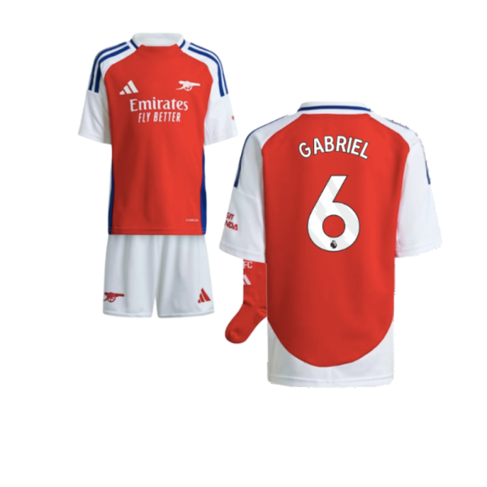 2024-2025 Arsenal Home Mini Kit (Gabriel 6) 2024-2025 Arsenal Home Mini Kit (Gabriel 6)