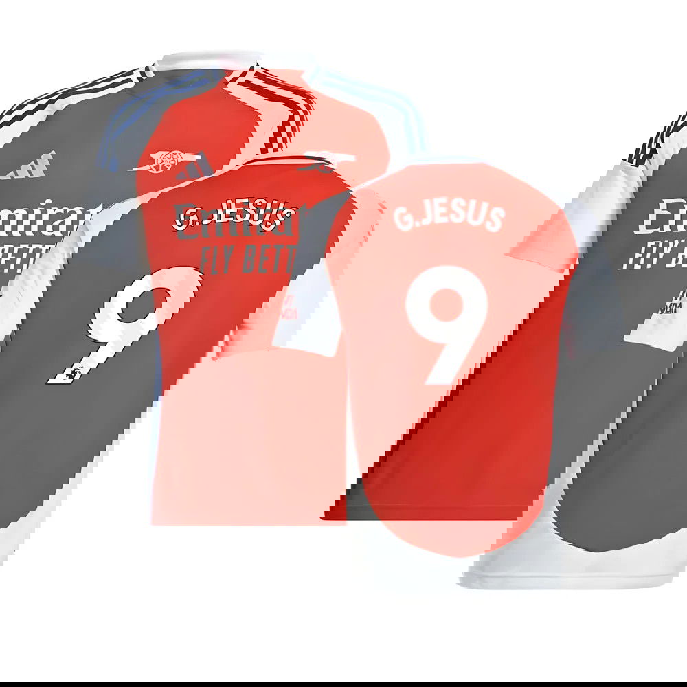 2024-2025 Arsenal Home Shirt (Kids) (G.Jesus 9) 2024-2025 Arsenal Home Shirt (Kids) (G.Jesus 9)