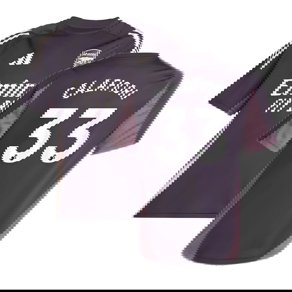 2024-2025 Arsenal Training Jersey (Aurora Black) - Kids (Calafiori 33) 2024-2025 Arsenal Training Jersey (Aurora Black) - Kids (Calafiori 33)