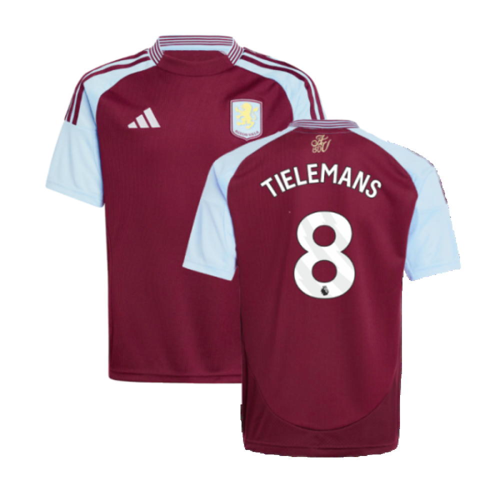 2024-2025 Aston Villa Home Shirt (Kids) (Tielemans 8) 2024-2025 Aston Villa Home Shirt (Kids) (Tielemans 8)