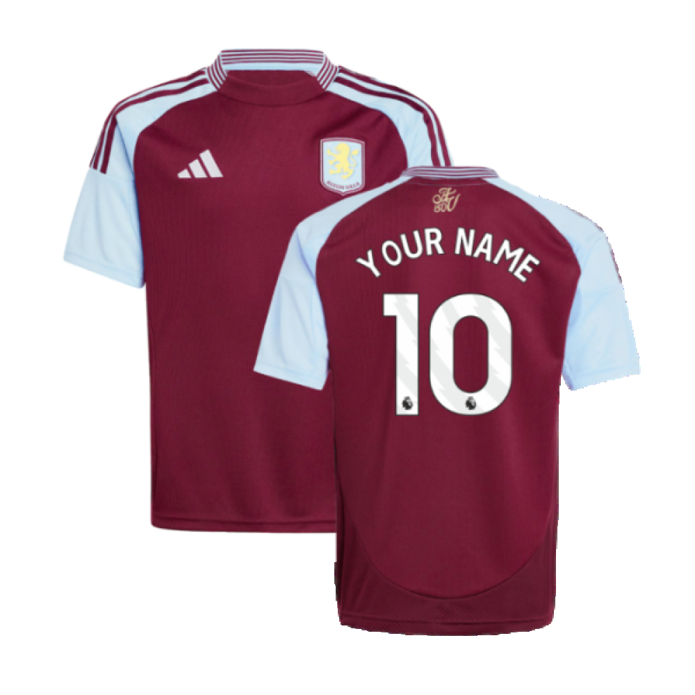 2024-2025 Aston Villa Home Shirt (Kids) (Your Name) 2024-2025 Aston Villa Home Shirt (Kids) (Your Name)