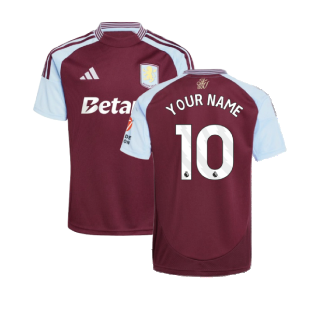 2024-2025 Aston Villa Home Shirt (Your Name) 2024-2025 Aston Villa Home Shirt (Your Name)