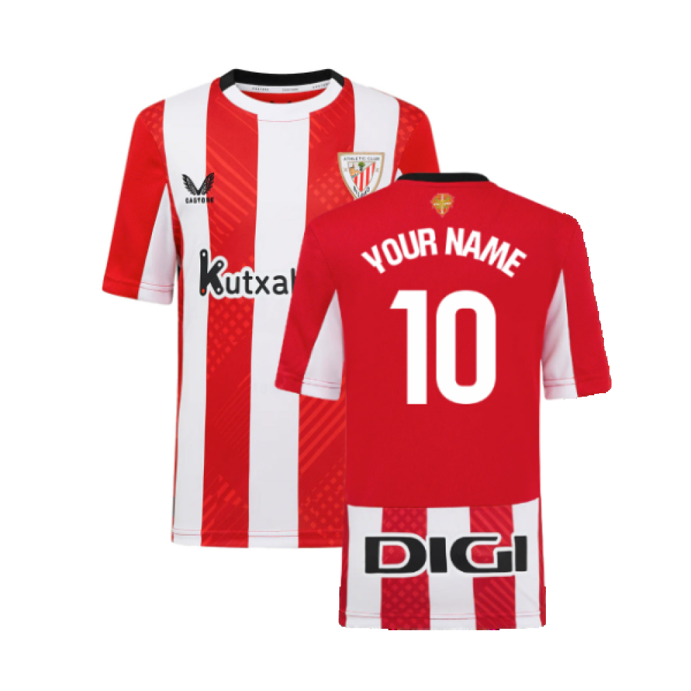 2024-2025 Athletic Bilbao Home Shirt (Kids) (Your Name) 2024-2025 Athletic Bilbao Home Shirt (Kids) (Your Name)