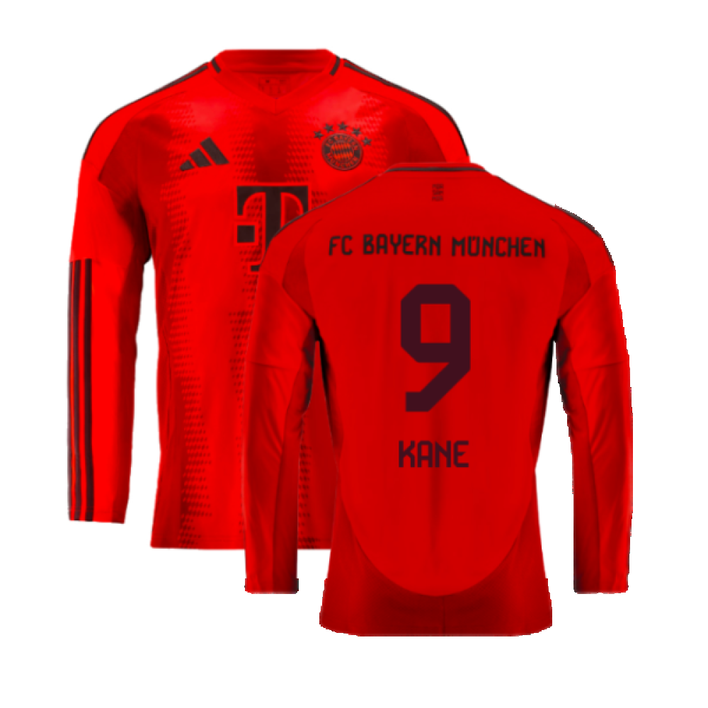 2024-2025 Bayern Munich Long Sleeve Home Shirt (Kane 9) 2024-2025 Bayern Munich Long Sleeve Home Shirt (Kane 9)