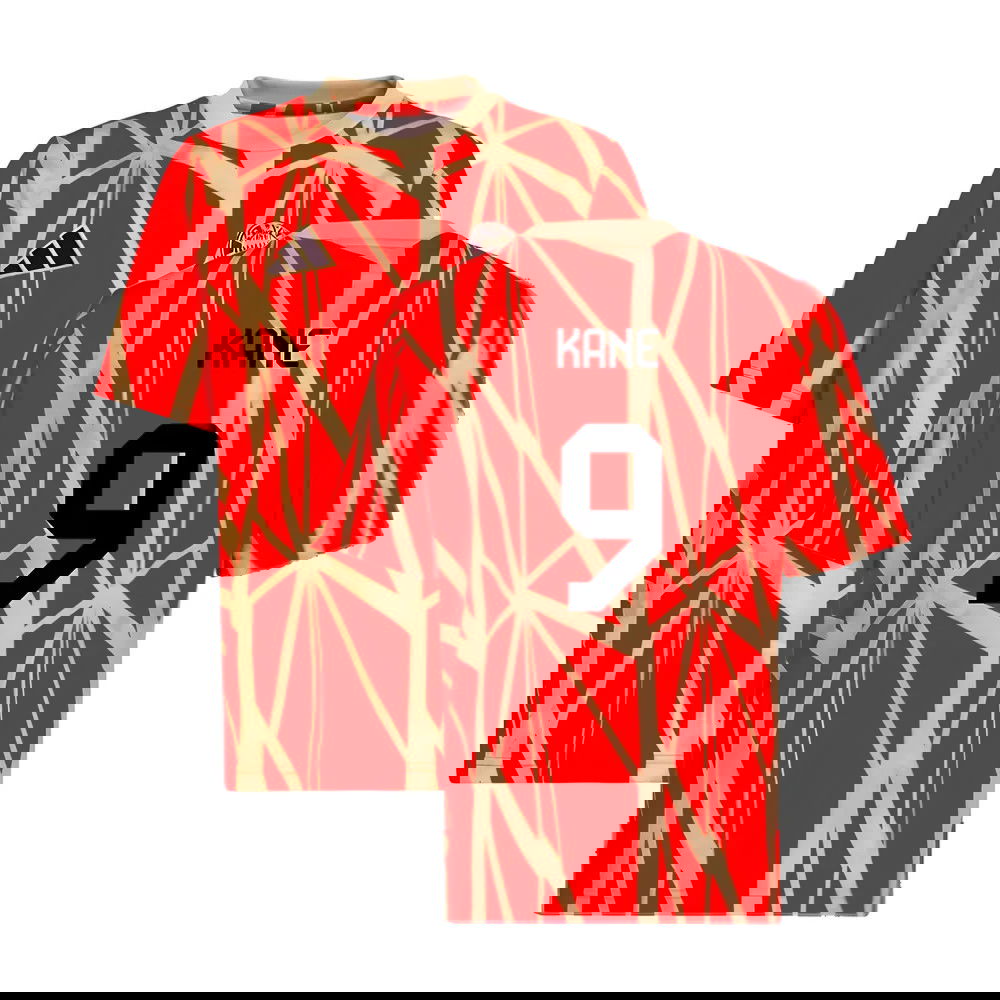 2024-2025 Bayern Munich Pre-Match Shirt (Red) - Kids (Kane 9) 2024-2025 Bayern Munich Pre-Match Shirt (Red) - Kids (Kane 9)