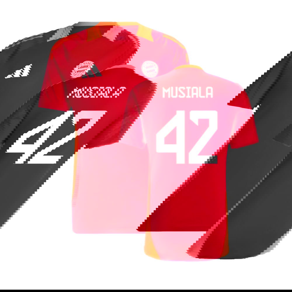 2024-2025 Bayern Munich Training Shirt (Red) (Musiala 42) 2024-2025 Bayern Munich Training Shirt (Red) (Musiala 42)
