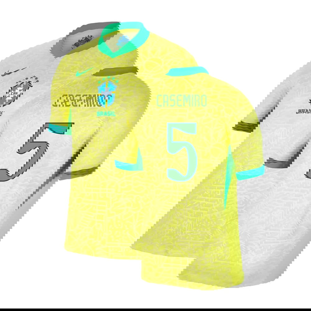 2024-2025 Brazil Home Shirt (Casemiro 5) 2024-2025 Brazil Home Shirt (Casemiro 5)