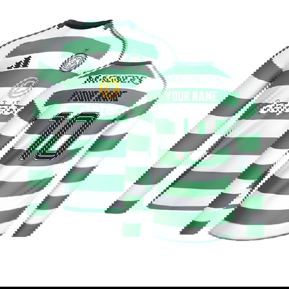 2024-2025 Celtic Home L/S Home Shirt (Your Name) 2024-2025 Celtic Home L/S Home Shirt (Your Name)
