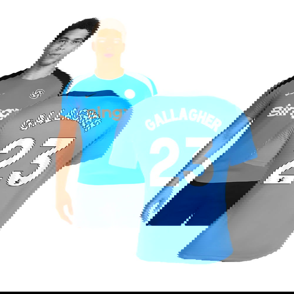 2024-2025 Chelsea Strike Dri-FIT Knit Shirt (Light Photo Blue) (Gallagher 23) 2024-2025 Chelsea Strike Dri-FIT Knit Shirt (Light Photo Blue) (Gallagher 23)