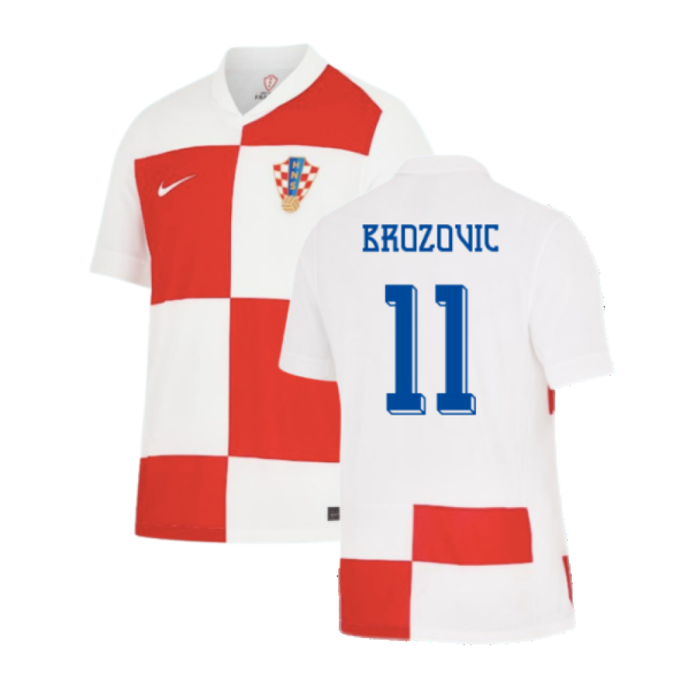 2024-2025 Croatia Home Shirt (Brozovic 11) 2024-2025 Croatia Home Shirt (Brozovic 11)
