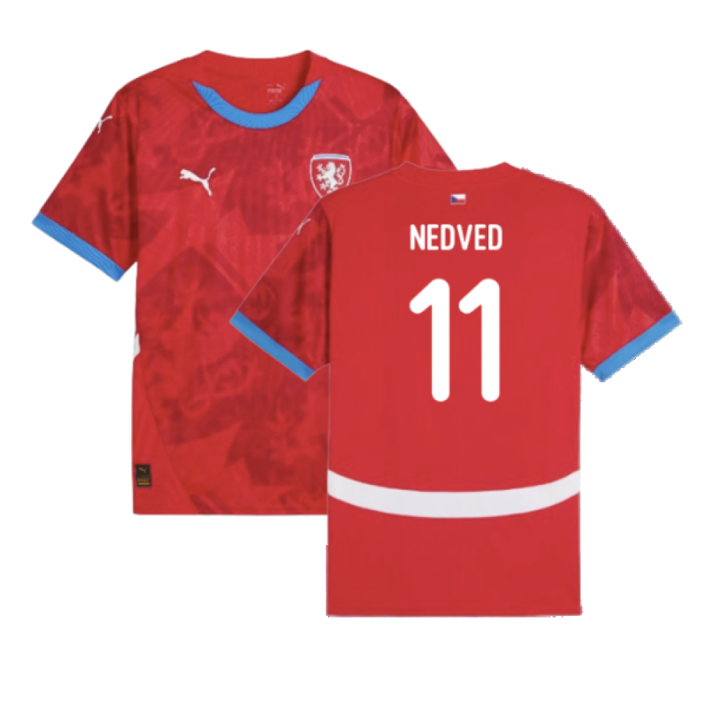 2024-2025 Czech Republic Home Shirt (Nedved 11) 2024-2025 Czech Republic Home Shirt (Nedved 11)
