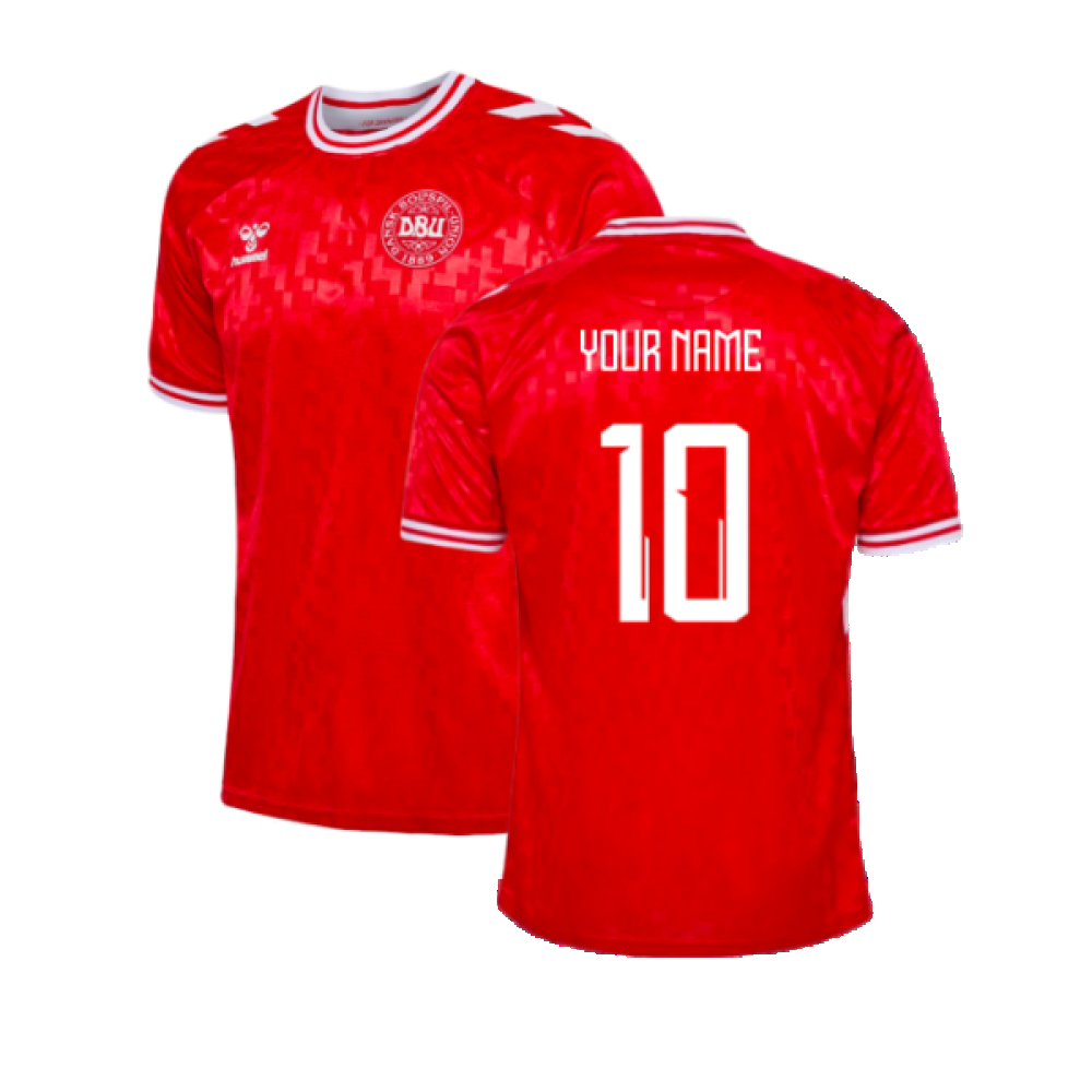 2024-2025 Denmark Home Shirt (Your Name) 2024-2025 Denmark Home Shirt (Your Name)