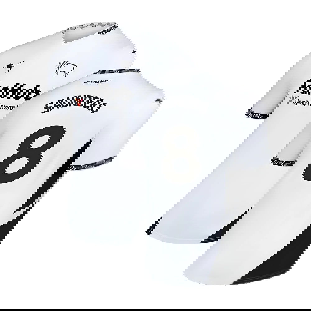 2024-2025 Derby County Home Shirt (Kids) (Saunders 8) 2024-2025 Derby County Home Shirt (Kids) (Saunders 8)