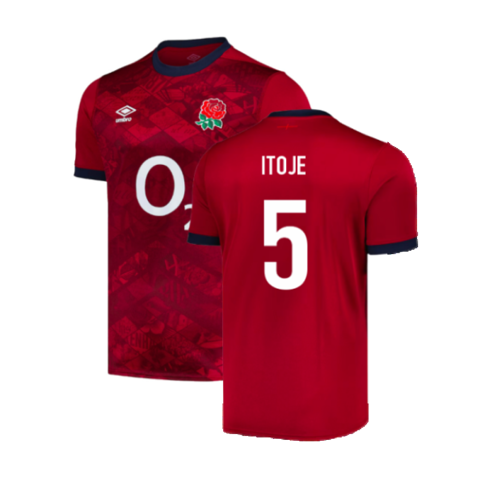 2024-2025 England Rugby Alternate Replica Jersey (Itoje 5) 2024-2025 England Rugby Alternate Replica Jersey (Itoje 5)