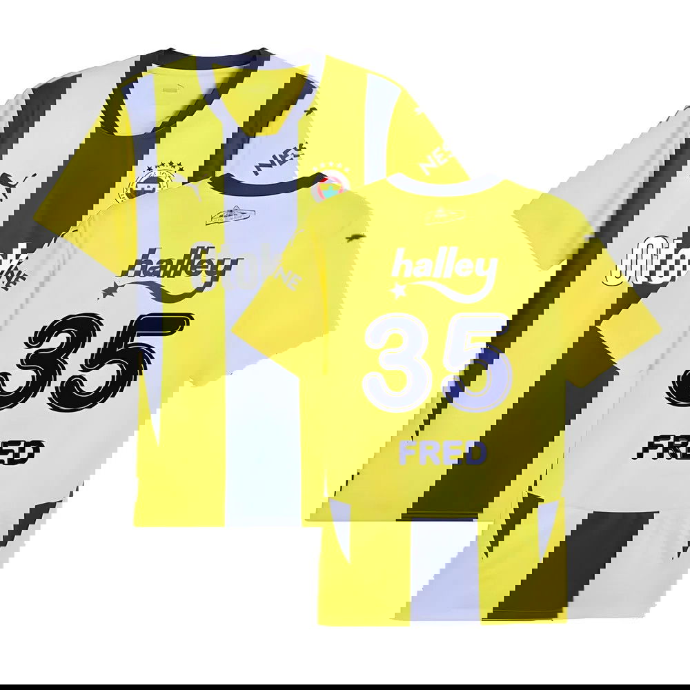 2024-2025 Fenerbahce Home Shirt (Fred 35) 2024-2025 Fenerbahce Home Shirt (Fred 35)