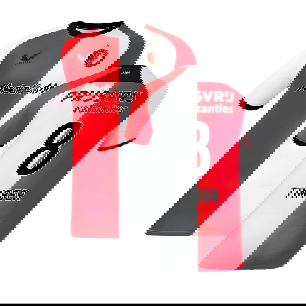 2024-2025 Feyenoord Home Shirt (Kids) (Timber 8) 2024-2025 Feyenoord Home Shirt (Kids) (Timber 8)