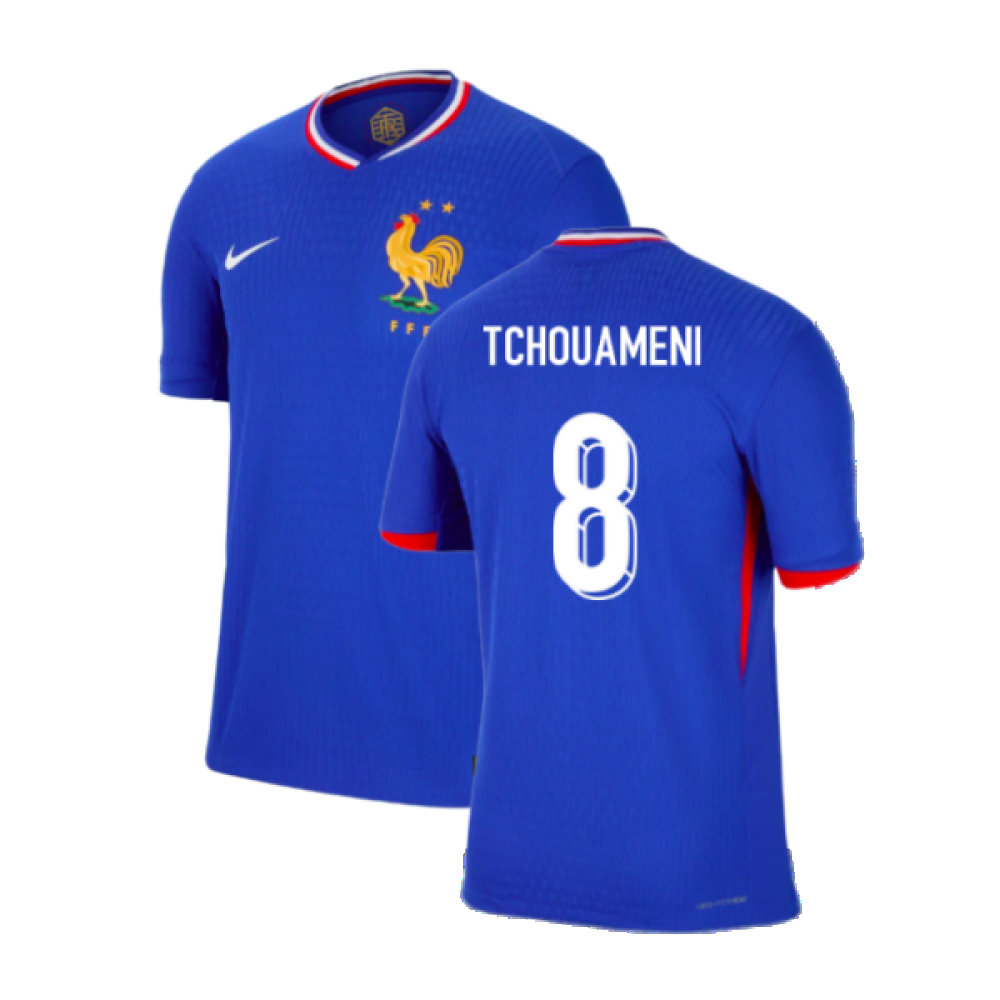 2024-2025 France Dri-FIT ADV Match Home Shirt (Tchouameni 8) 2024-2025 France Dri-FIT ADV Match Home Shirt (Tchouameni 8)