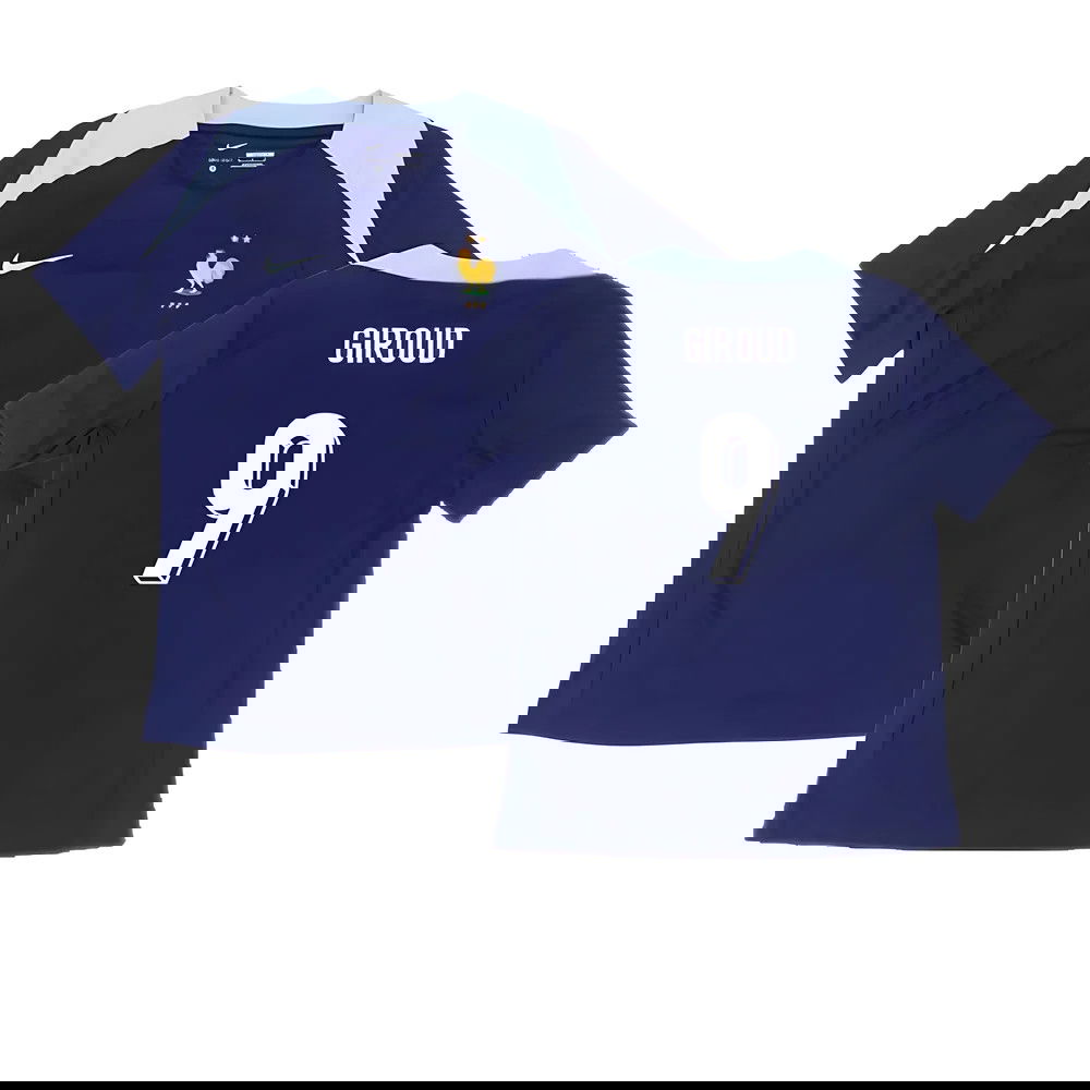 2024-2025 France Dri-Fit Strike Training Shirt (Navy) (Giroud 9) 2024-2025 France Dri-Fit Strike Training Shirt (Navy) (Giroud 9)