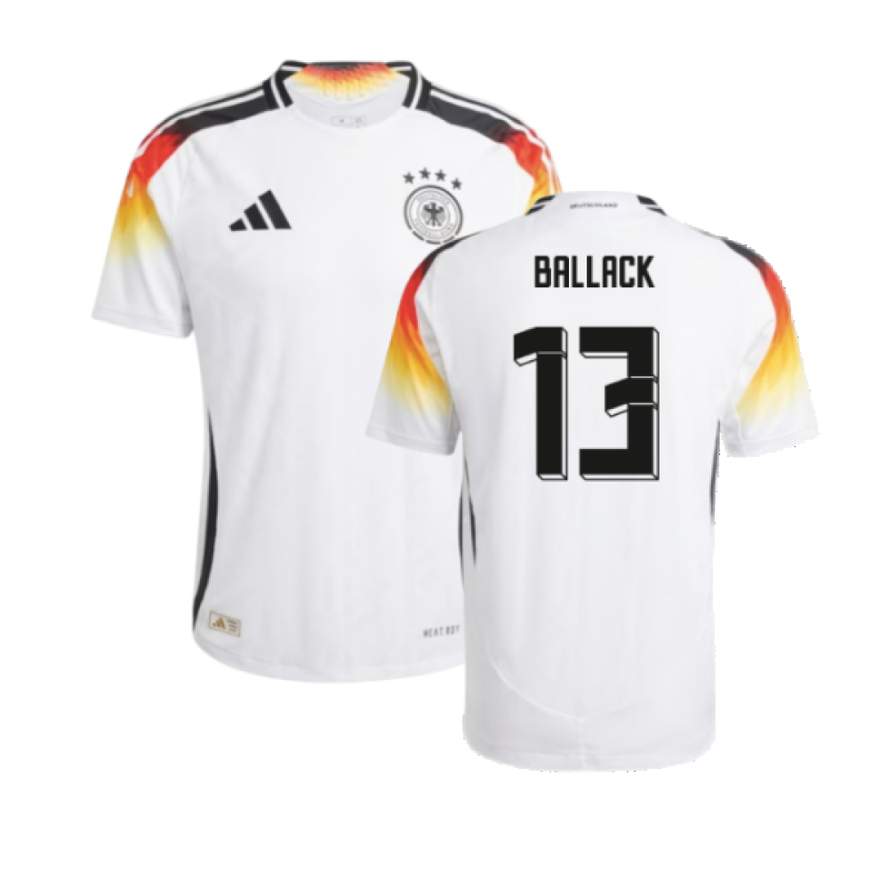 2024-2025 Germany Authentic Home Shirt (Ballack 13) 2024-2025 Germany Authentic Home Shirt (Ballack 13)