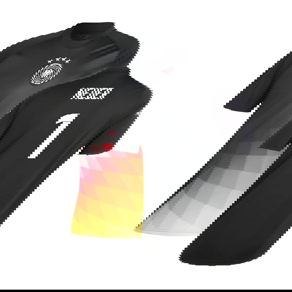 2024-2025 Germany Pre-Match Shirt (Black) (Neuer 1) 2024-2025 Germany Pre-Match Shirt (Black) (Neuer 1)