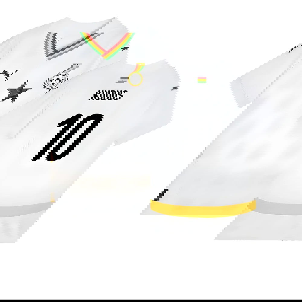 2024-2025 Ghana Home Shirt (Kids) (Kudus 10) 2024-2025 Ghana Home Shirt (Kids) (Kudus 10)