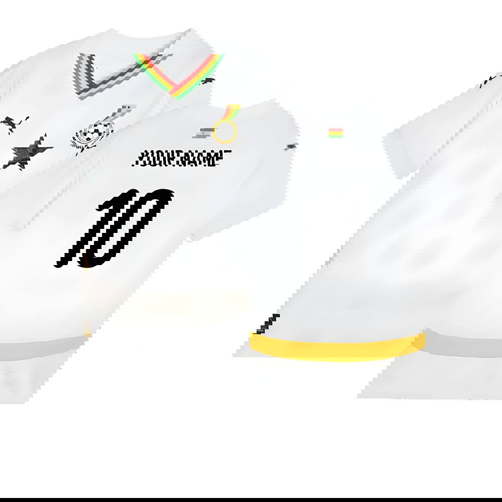 2024-2025 Ghana Home Shirt (Kids) (Your Name) 2024-2025 Ghana Home Shirt (Kids) (Your Name)