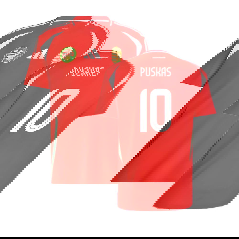 2024-2025 Hungary Home Shirt (PUSKAS 10) 2024-2025 Hungary Home Shirt (PUSKAS 10)